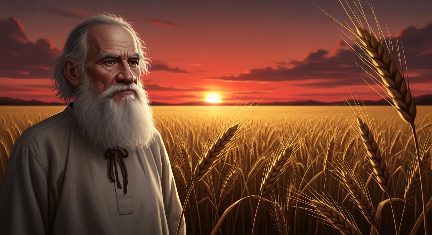 「レフ・トルストイ」「謙虚な人は誰からも好かれる。
それなのにどうして謙虚な人になろうとしないのだろうか。」の画像