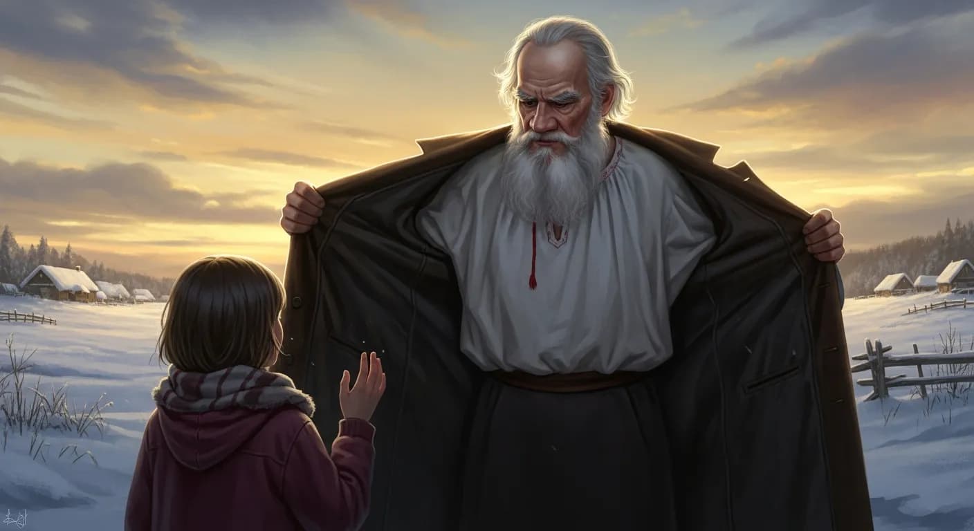 「レフ・トルストイ」「慈善は、それが犠牲である場合のみ慈善である。」の画像