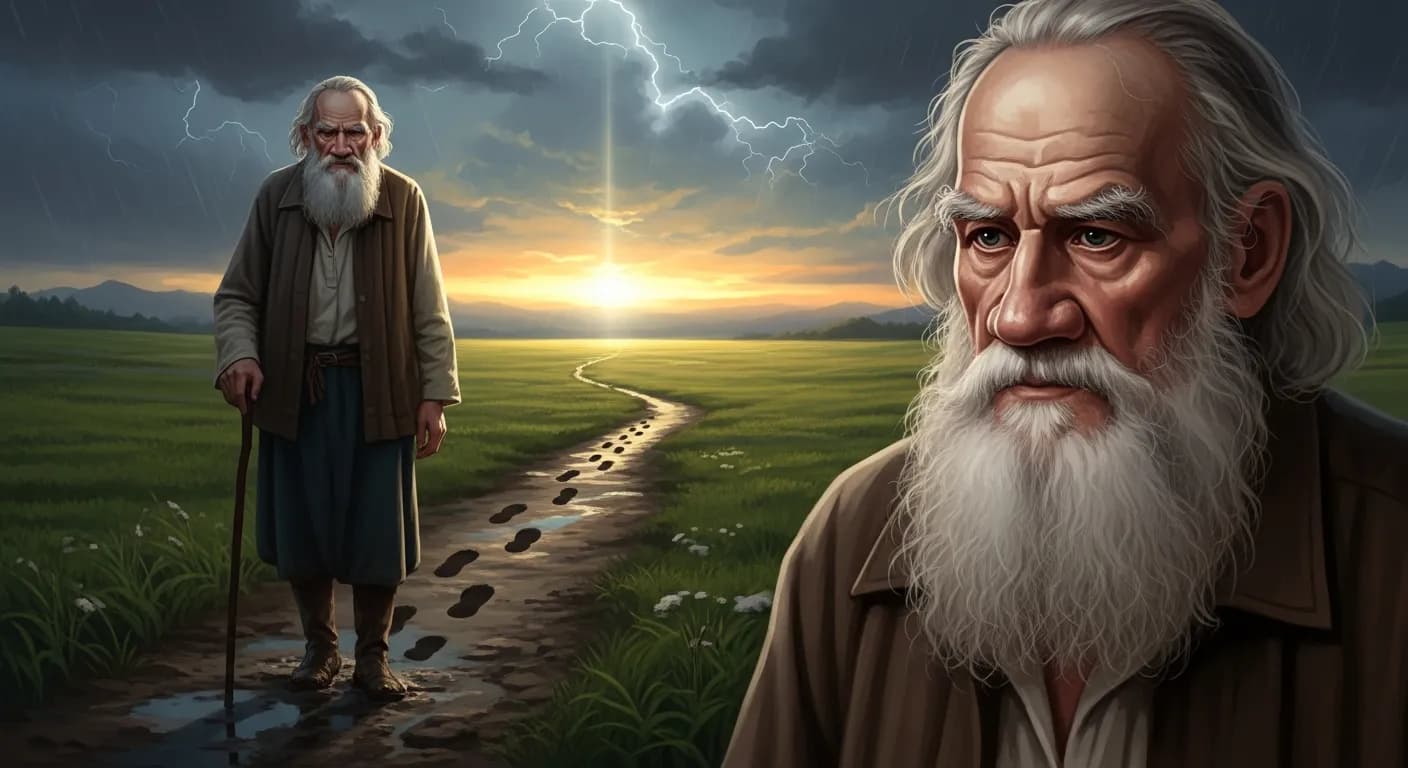 「レフ・トルストイ」「悔恨がないのは、前進がないからである。」の画像