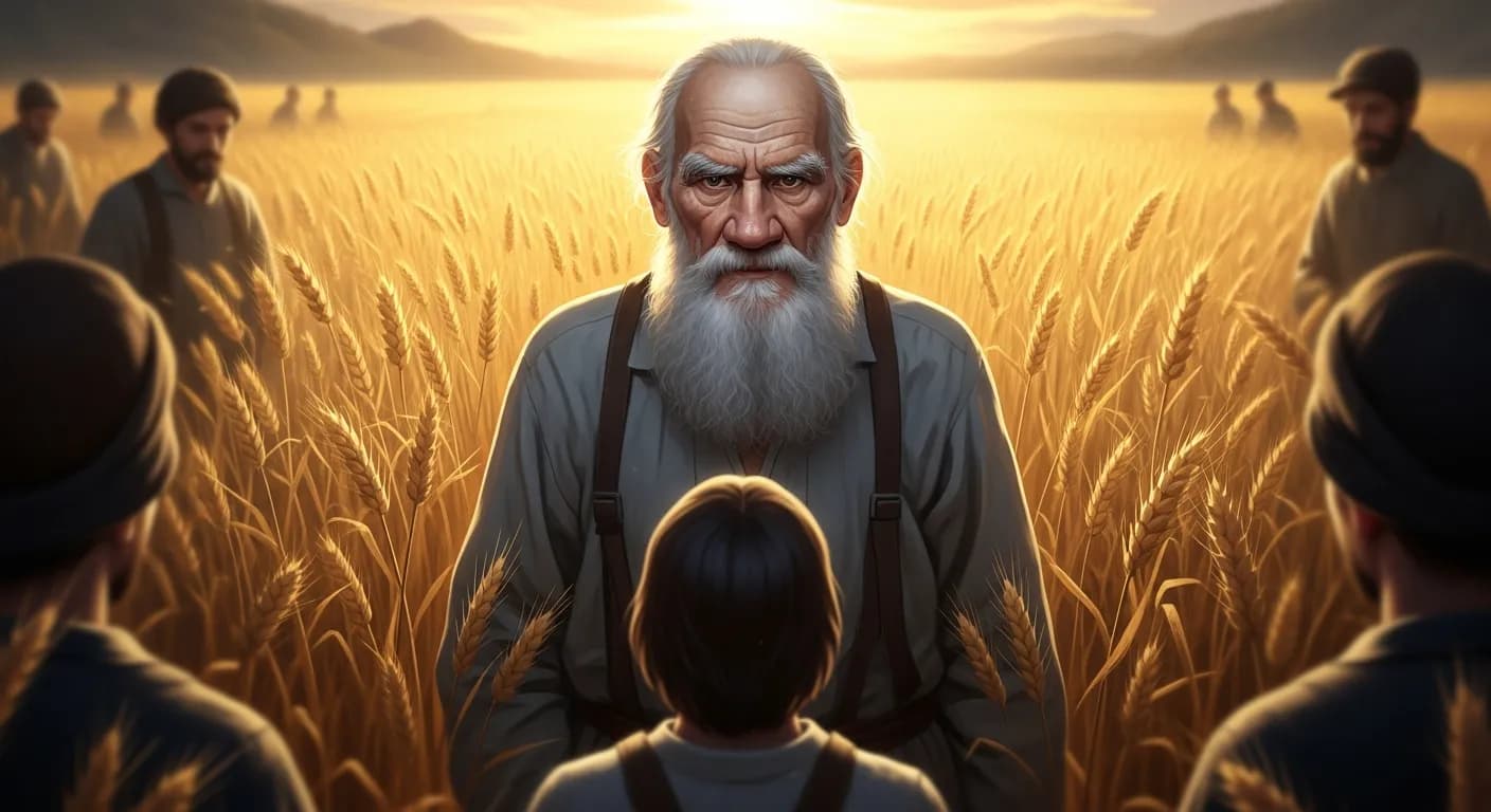 「レフ・トルストイ」「愛とは、大勢の中からたった一人の男なり女なりを選んで、ほかの者を決して顧みないことです。」の画像