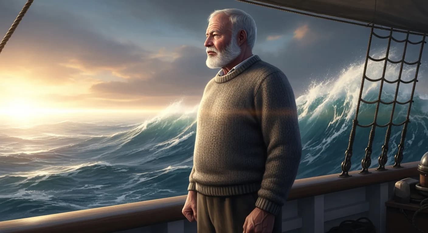 「アーネスト・ヘミングウェイ」「「これをやりにおれは生まれてきた」と思えることだけを考えていればよい。」の画像