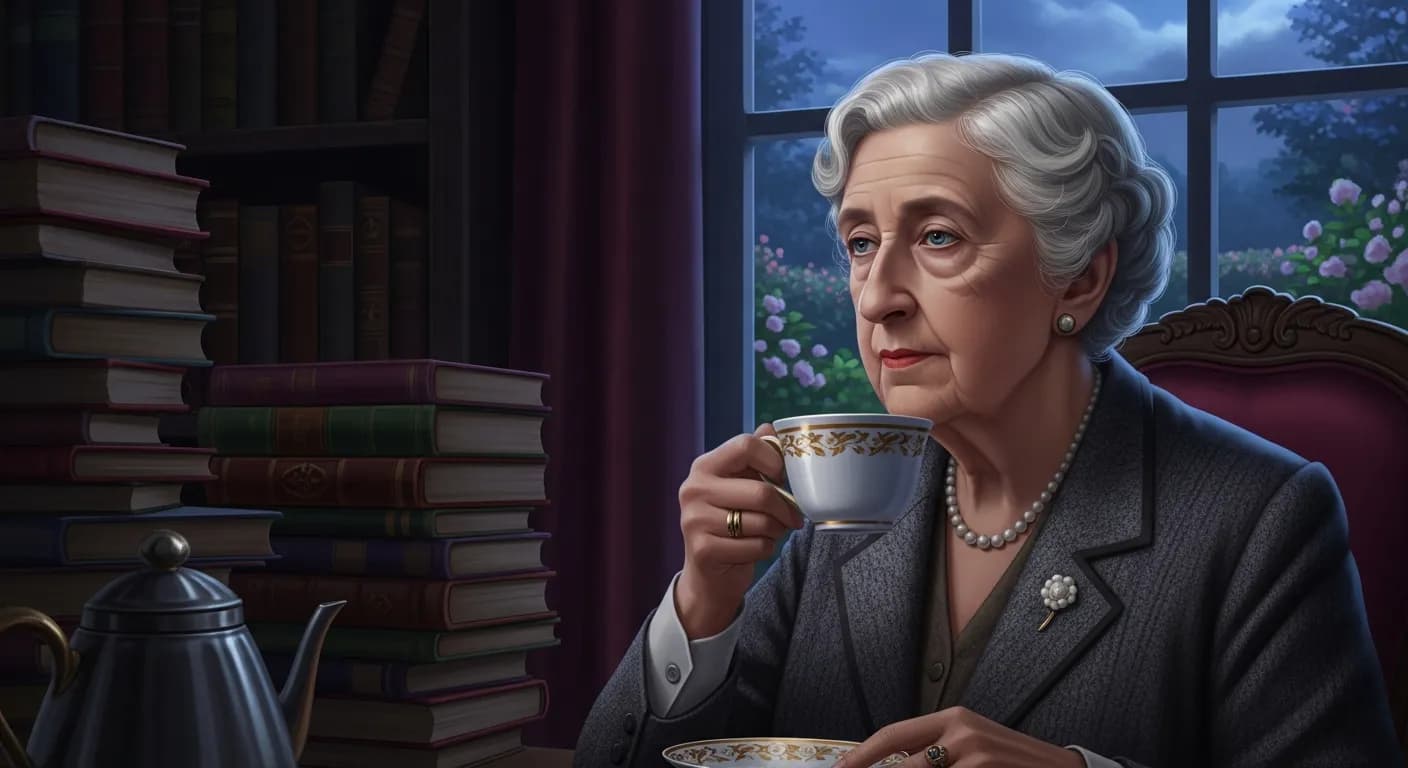 「アガサ・クリスティ」「他人があなたのためにできることは、決して自分でしないこと。」の画像