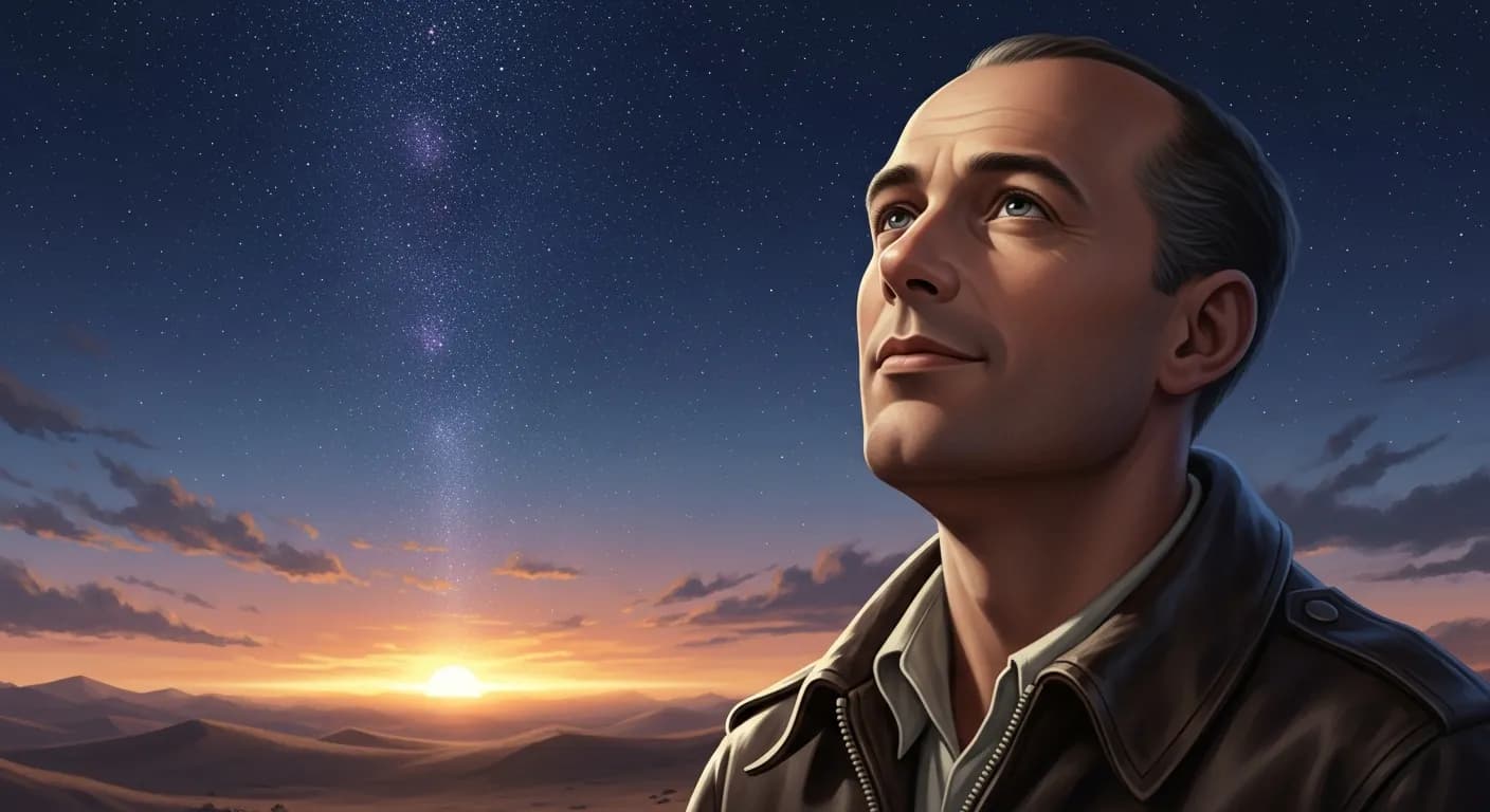 「アントワーヌ・ド・サン=テグジュペリ」「心で見なくちゃ、ものごとはよく見えないってことさ。
かんじんなことは、目に見えないんだよ。」の画像