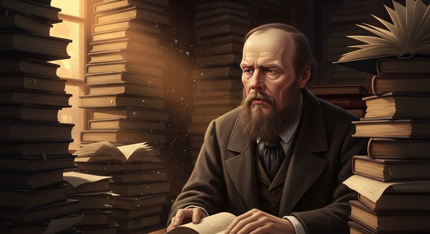 「フョードル・ドストエフスキー」「人間の後半生は、通常、前半生で蓄積された習慣のみで成り立つ。」の画像