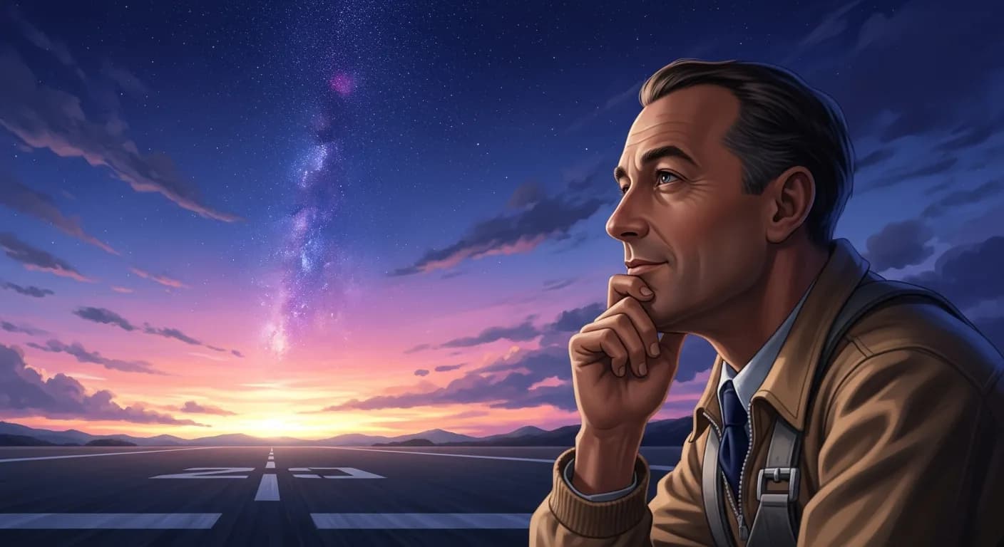 「アントワーヌ・ド・サン=テグジュペリ」「人間は充実を求めているのであって、幸福を求めているのではない。」の画像