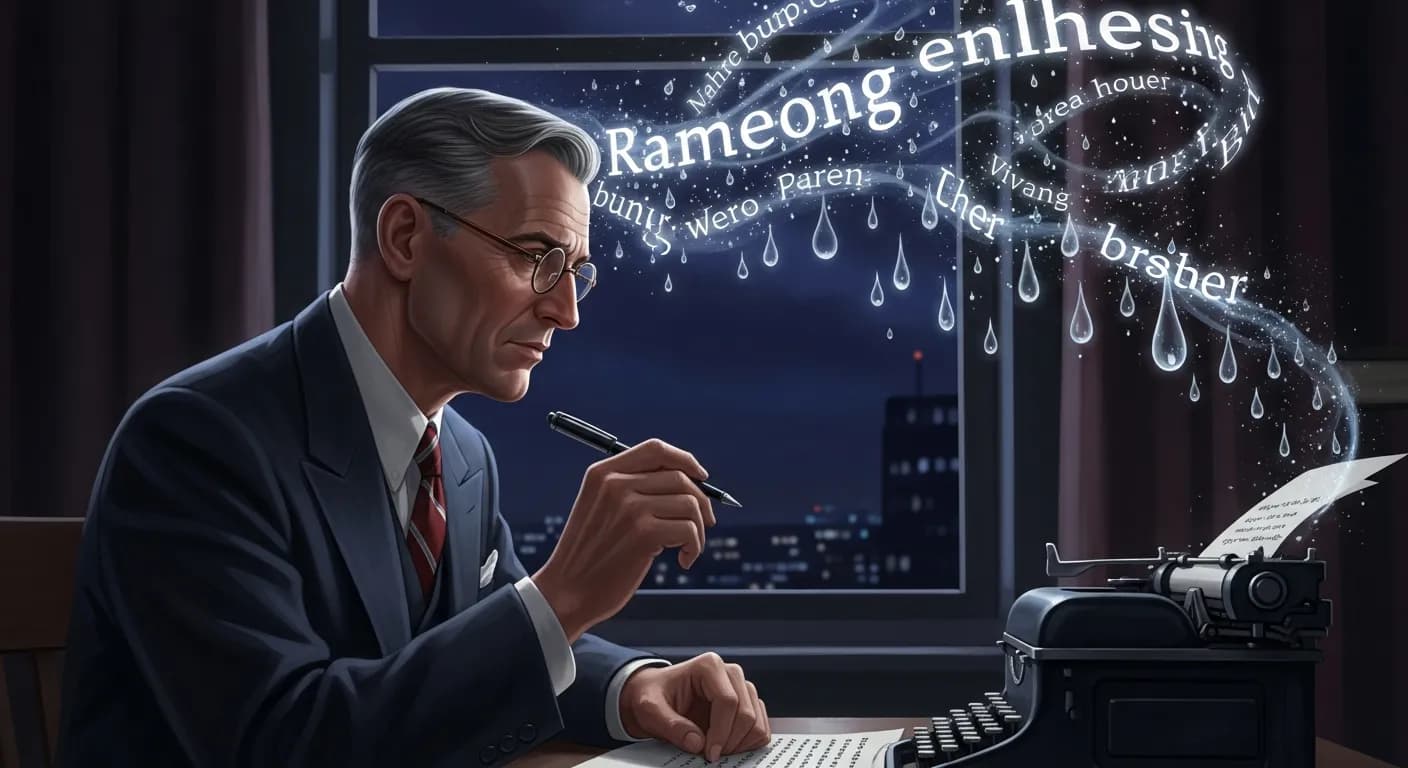 「レイモンド・チャンドラー」「良き物語はひねり出すものではない。
蒸留により生み出されるものだ。」の画像