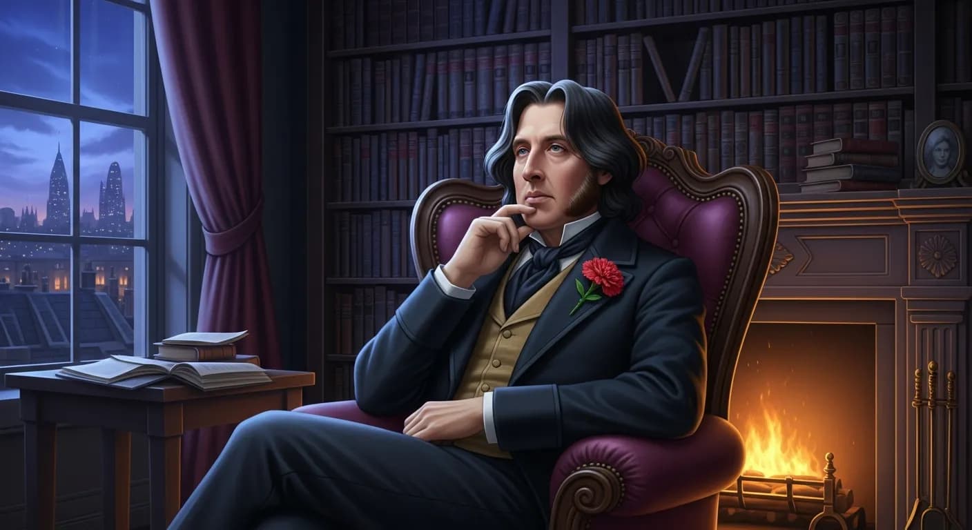 「オスカー・ワイルド」「彼女は、弱さという何ともいえない魅力を欠いている。」の画像