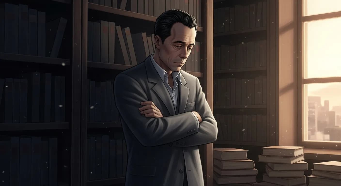 「アルベール・カミュ」「ひとりの思想家が進歩するのは、たとえそれが明々白々であるように思えても、自分の結論を遅らせることによってなのだ。」の画像