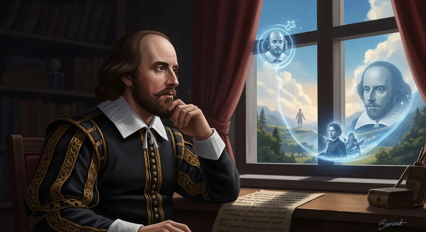 「ウィリアム・シェイクスピア」「過去と未来は最高によく思える。 現在の事柄は最高に悪い。」の画像