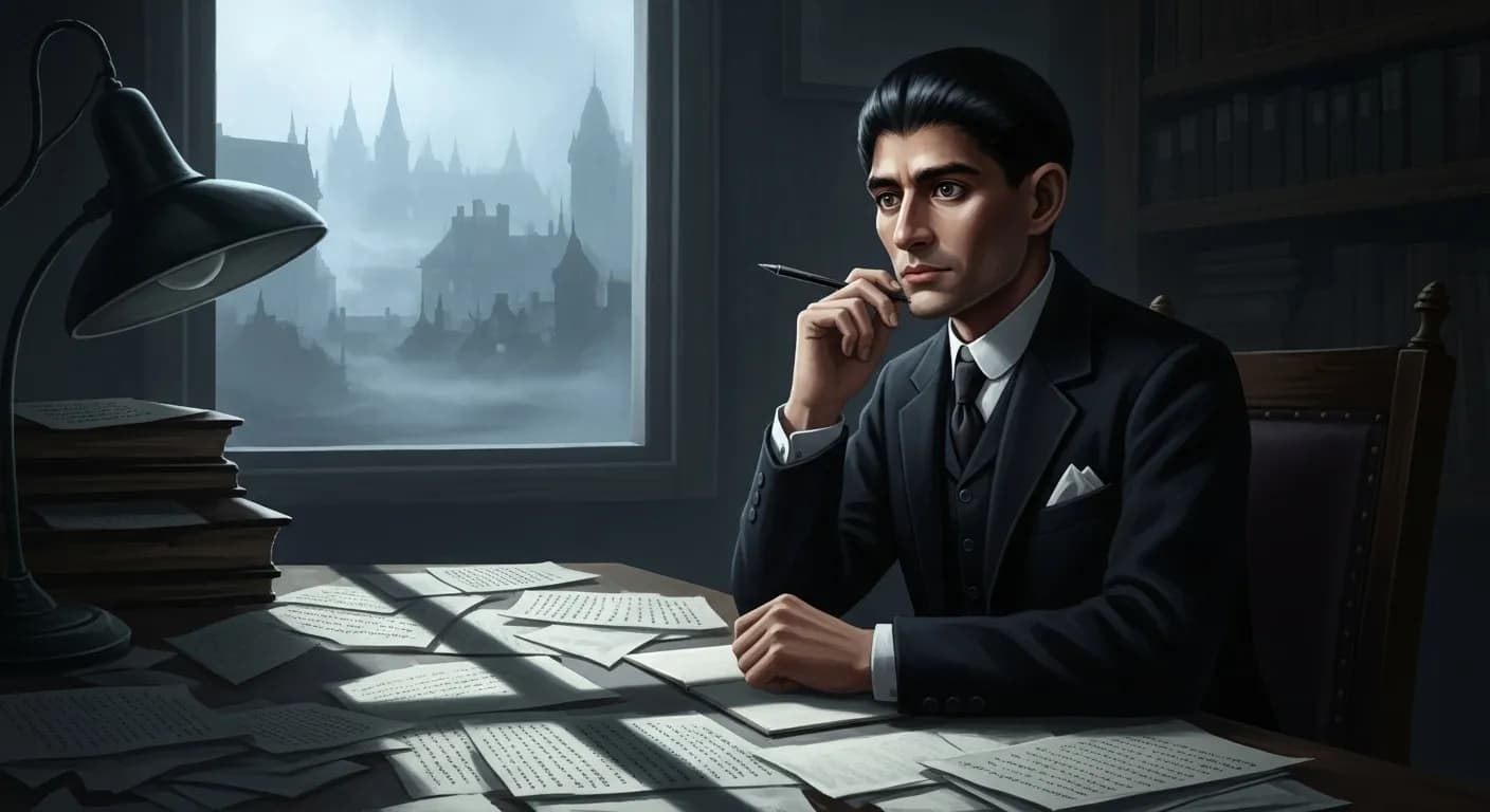 「フランツ・カフカ」「悪の最も効果的な誘惑手段の一つは闘争への誘いだ。」の画像