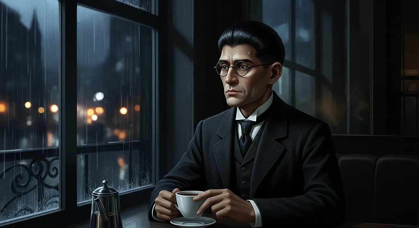 「フランツ・カフカ」「悪は善のことを知っている。
しかし善は悪のことを知らない。」の画像