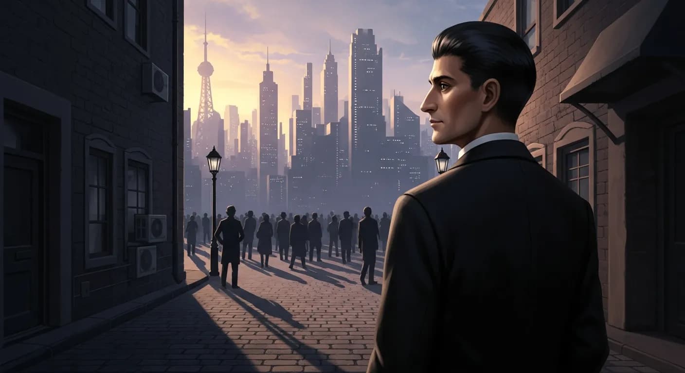 「フランツ・カフカ」「あなたと世の中との戦いなら、世の中のほうに賭けなさい。」の画像