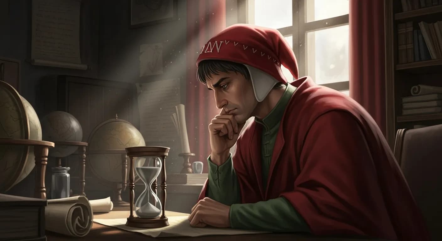 「ダンテ・アリギエーリ」「賢い人間は時間を無駄にすることに最も腹が立つ。」の画像