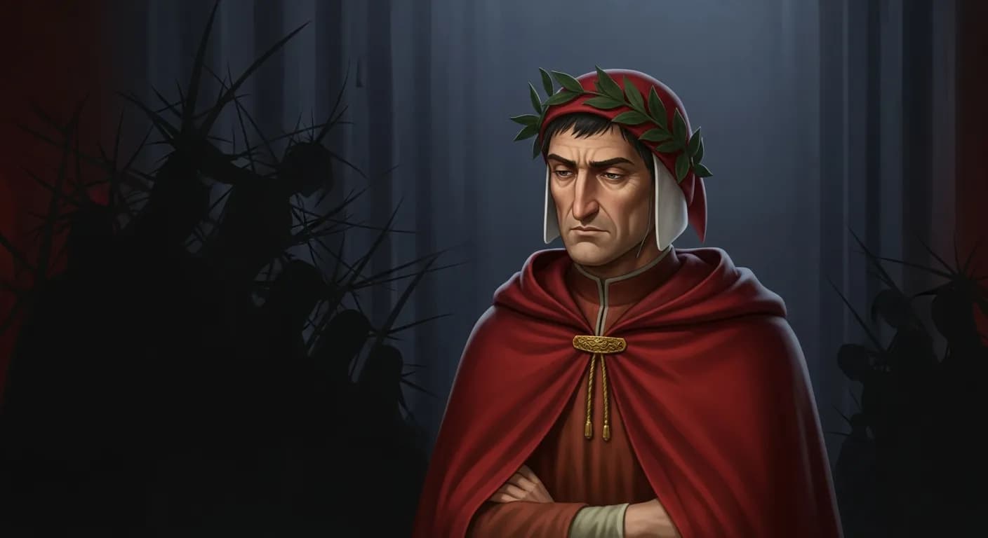 「ダンテ・アリギエーリ」「地獄の最も暗い場所は、道徳的危機に臨んで中立を保っていた人のために用意されている。」の画像