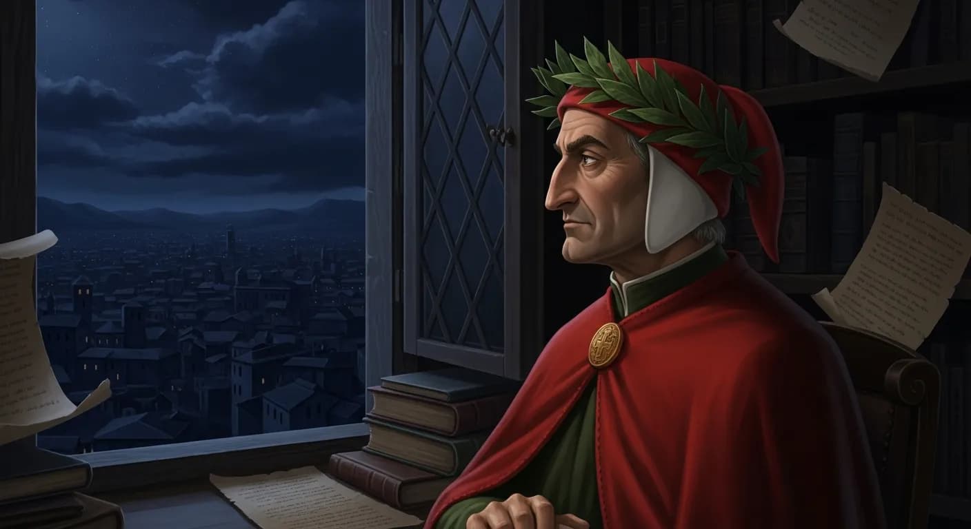 「ダンテ・アリギエーリ」「女の愛というものは、見たり、触ったりすることによって燃やし続けていなければ、どれほども続かないのである。」の画像