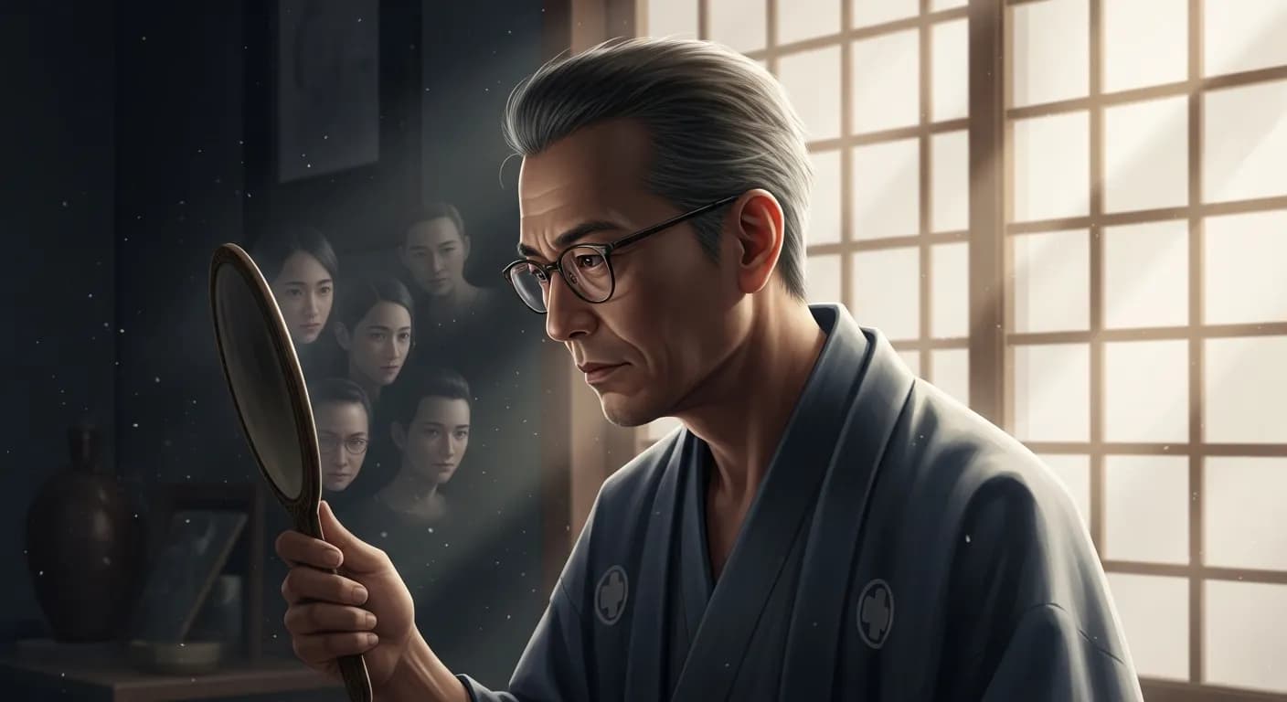 「吉川英治」「人と人との応接は、要するに鏡のようなものである。
驕慢は驕慢を映し、謙遜は謙遜を映す。
人の無礼に怒るのは、自分の反映へ怒っているようなものといえよう。」の画像