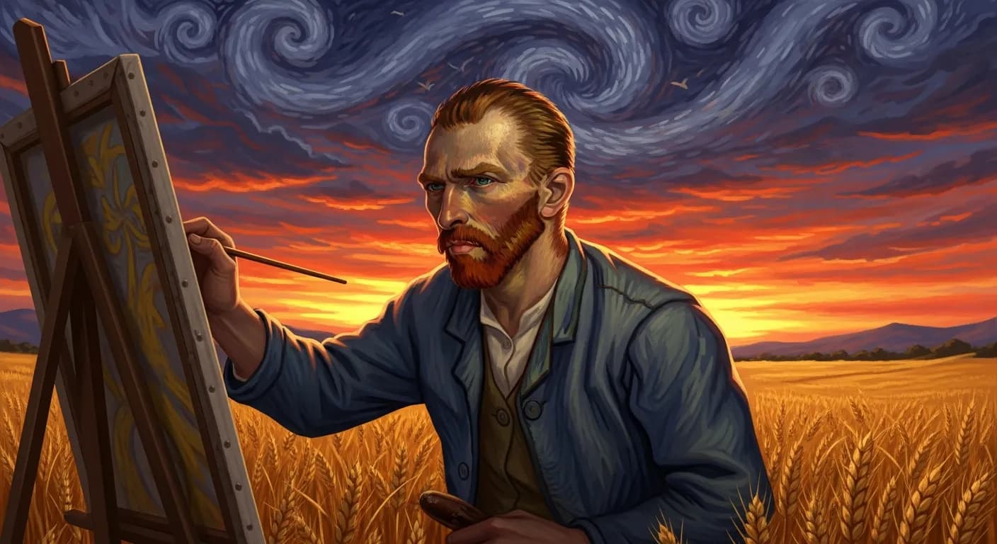 「フィンセント・ファン・ゴッホ」「自分の中で一度燃え上がった想いというのは、止めることが出来ない。」の画像