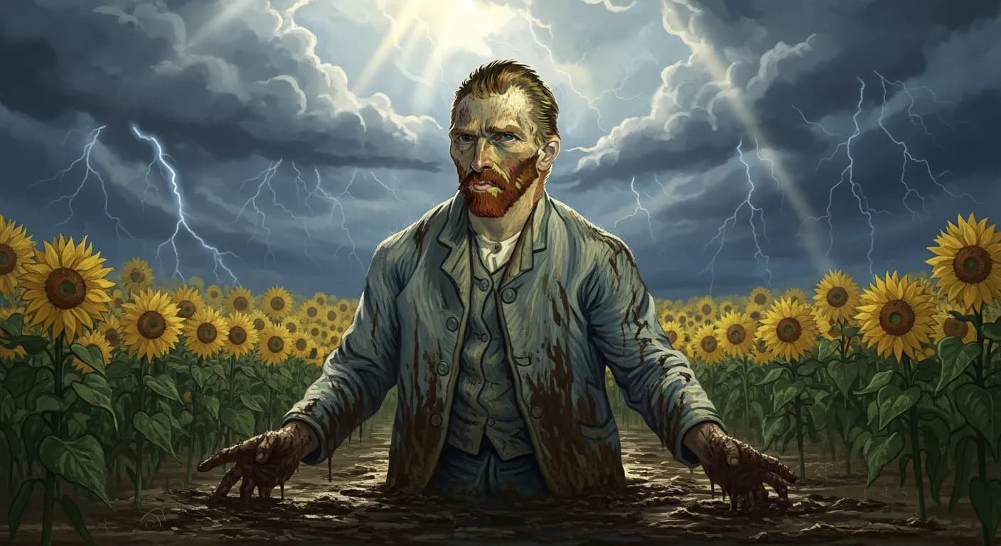 「フィンセント・ファン・ゴッホ」「99回倒されても、100回目に立ち上がればよい。」の画像