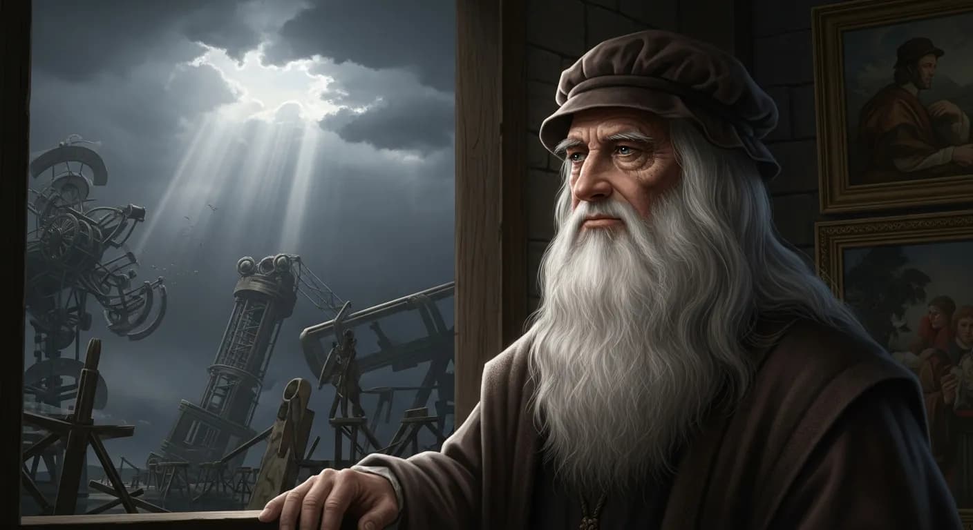 「レオナルド・ダ・ヴィンチ」「脅迫とはひとえに脅えた者の武器にすぎない。」の画像