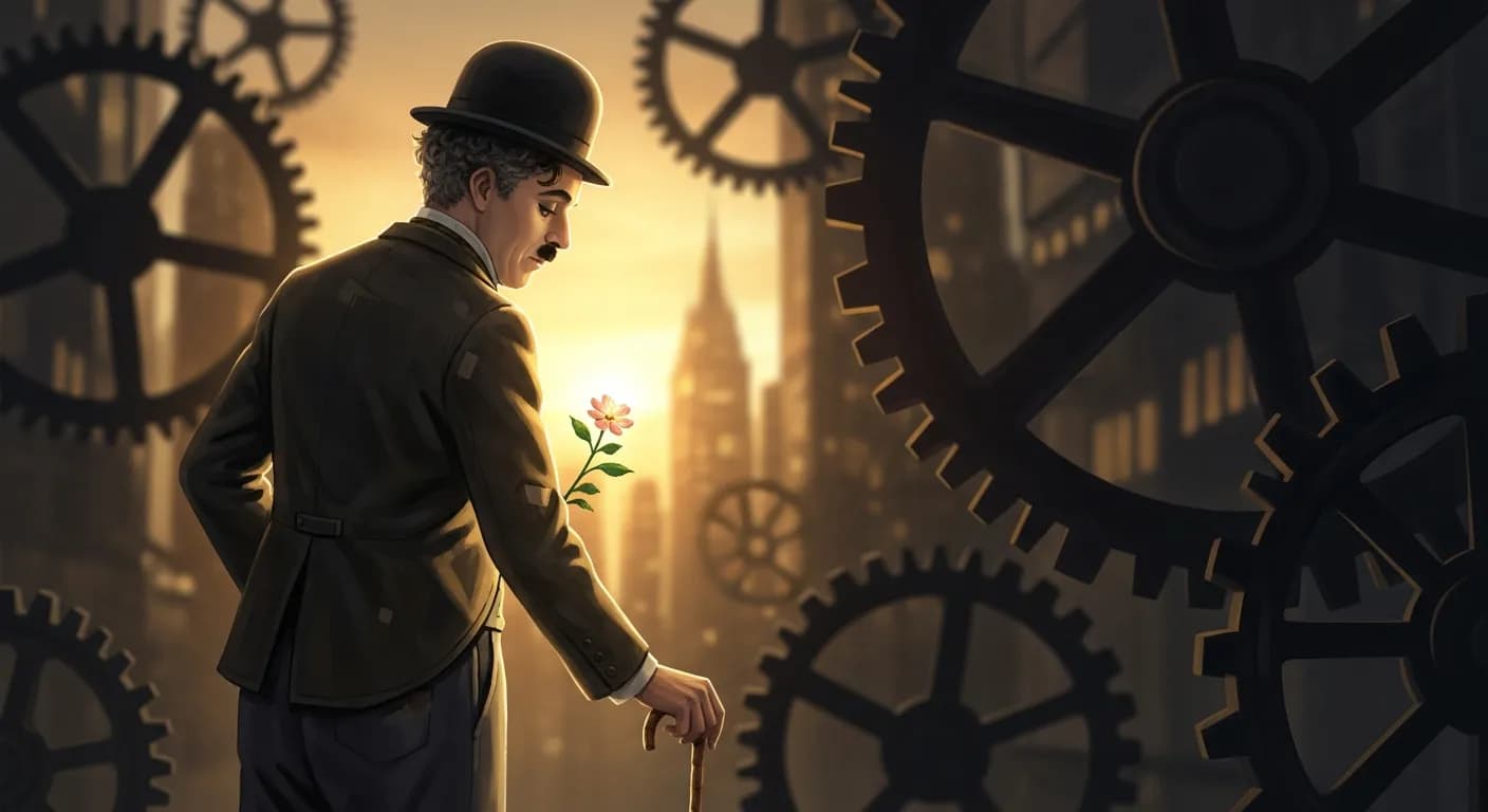 「チャールズ・チャップリン」「思想だけがあって感情がなければ、人間性は失われてしまう。」の画像