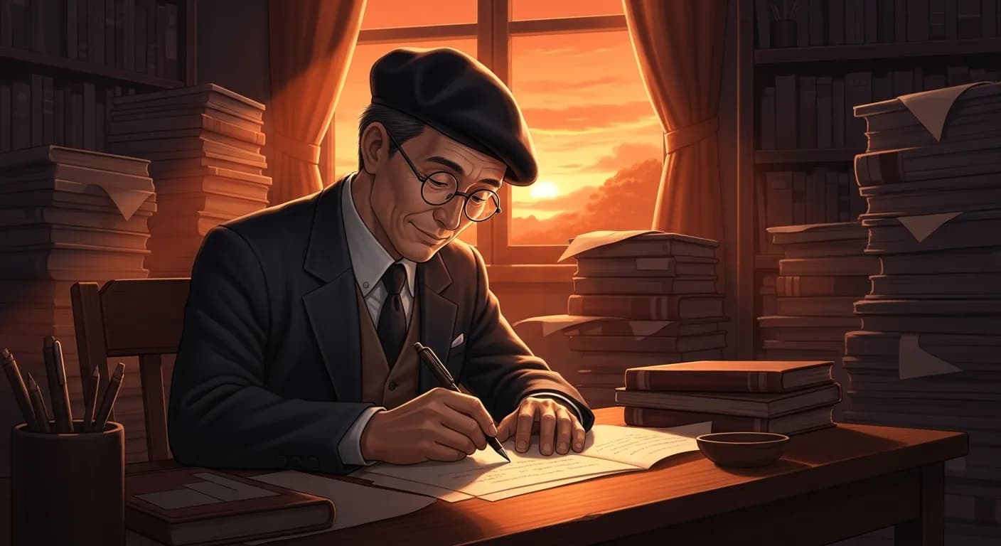 「手塚治虫」「一攫千金は偽りの成功。
真の人生の勝負は、じっくり腰を落ち着かせてかかるべきだ。」の画像