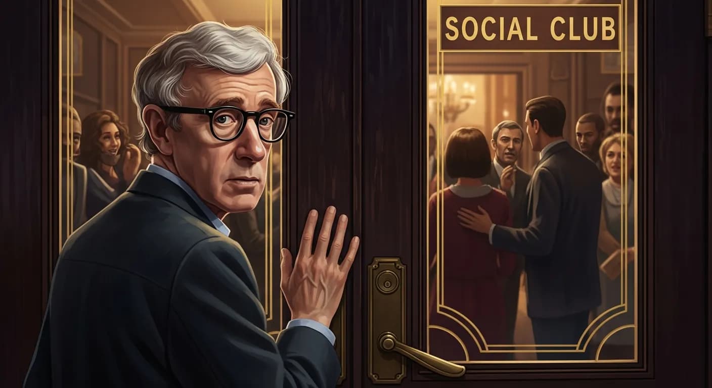 「ウディ・アレン」「私を会員にするようなクラブには入りたくない。」の画像