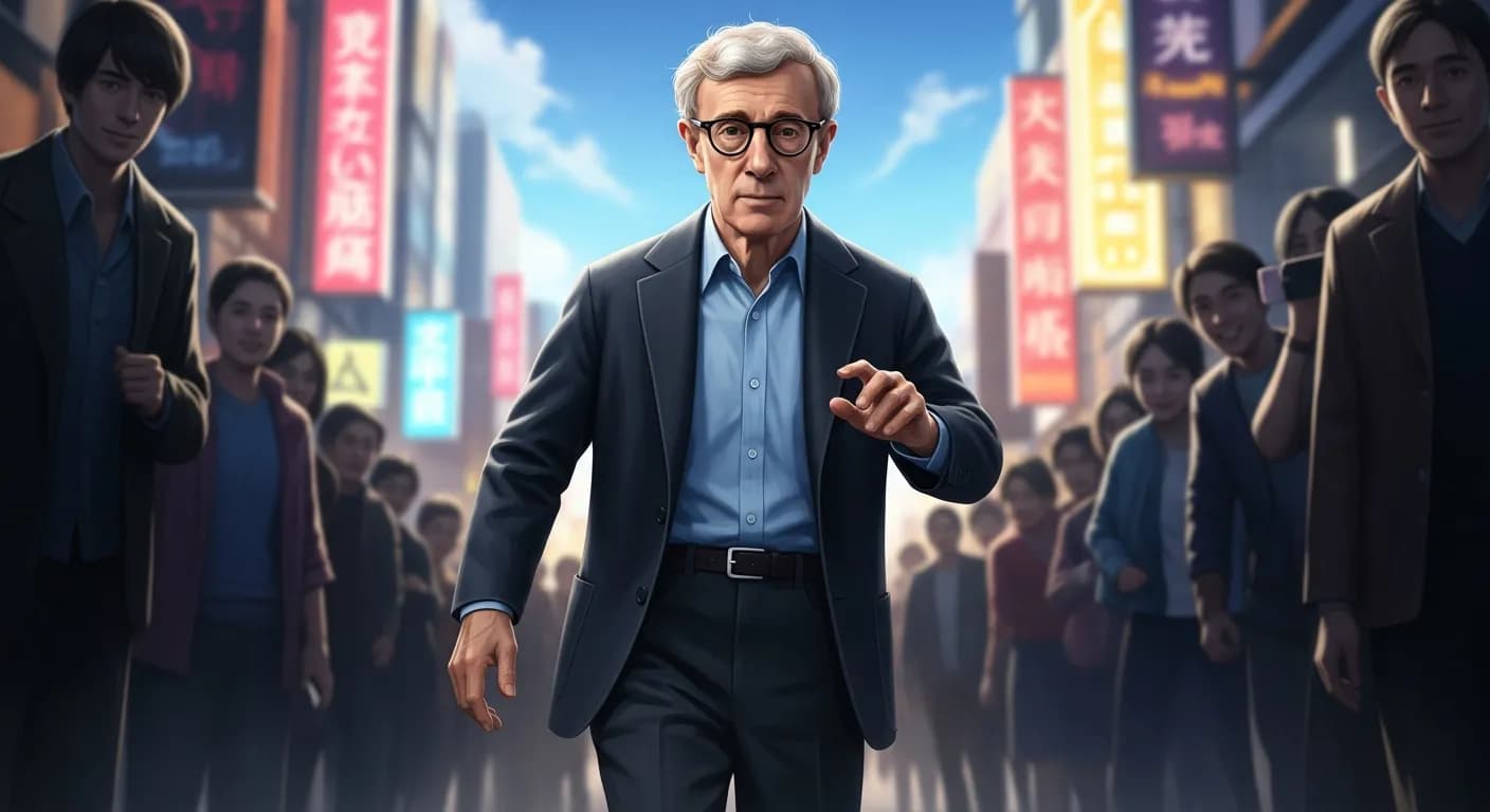 「ウディ・アレン」「成功の80%は、その場に現れること。」の画像