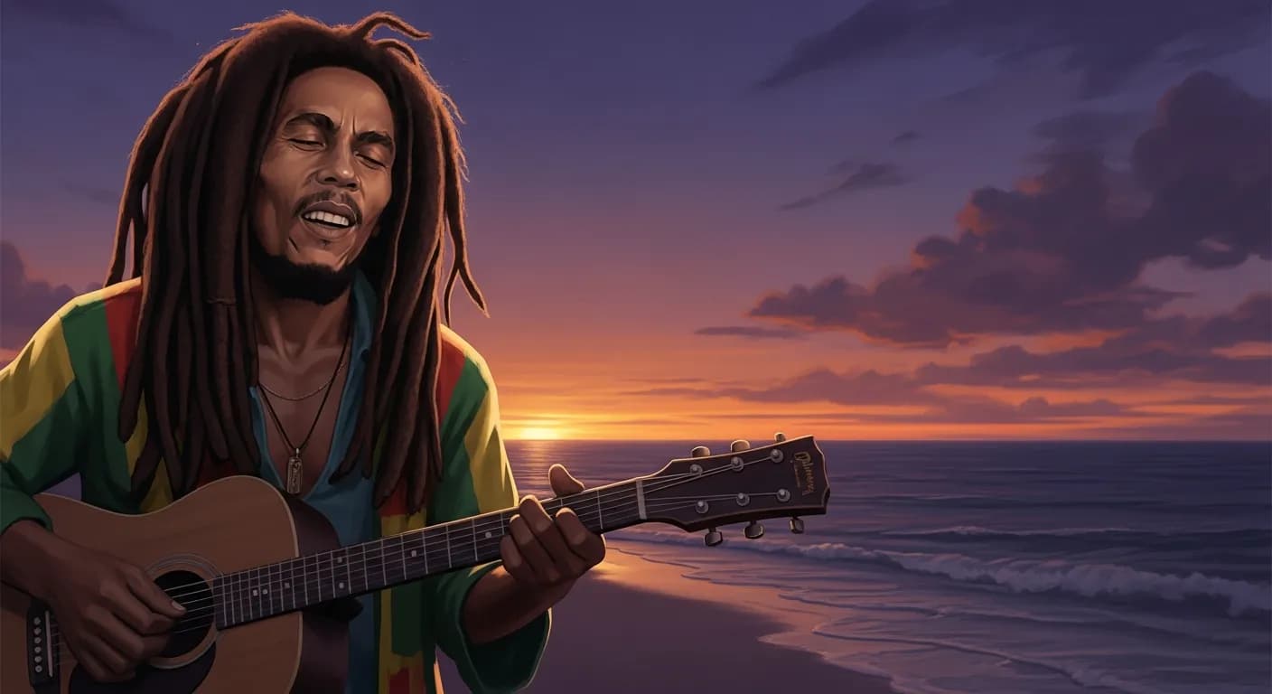 「ボブ・マーリー」「どうやって生きるかなんてことは、誰も他人に教えられないよ。
それは、自分自身で見つけるものだ。」の画像