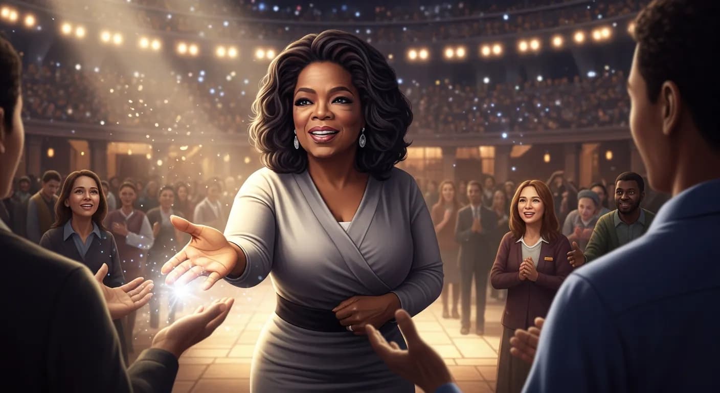 「オプラ・ウィンフリー」「間違いなく言えるのは、人に与えたものは自分に戻ってくるということ。」の画像