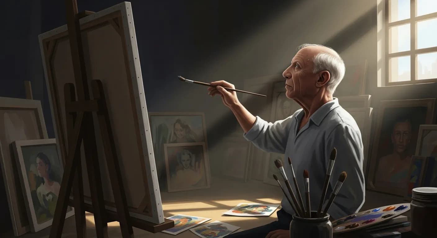 「パブロ・ピカソ」「私は捜し求めない。
見出すのだ。」の画像