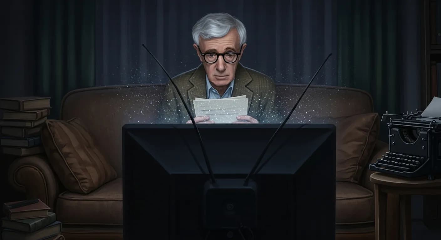 「ウディ・アレン」「人生は芸術を手本にしない。
質の悪いテレビ番組を手本にするのだ。」の画像