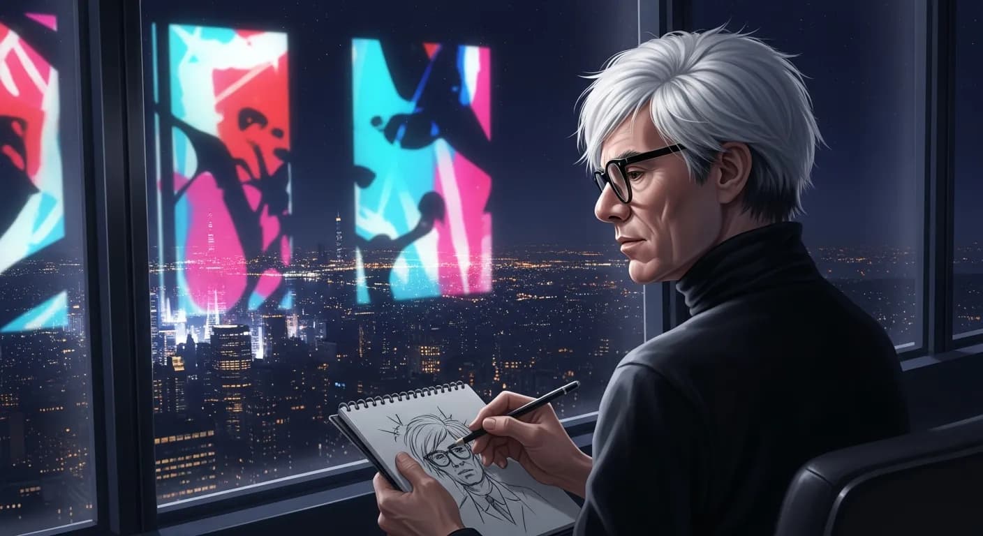 「アンディ・ウォーホル」「好調なビジネスは、何よりも魅力的な芸術だ。」の画像