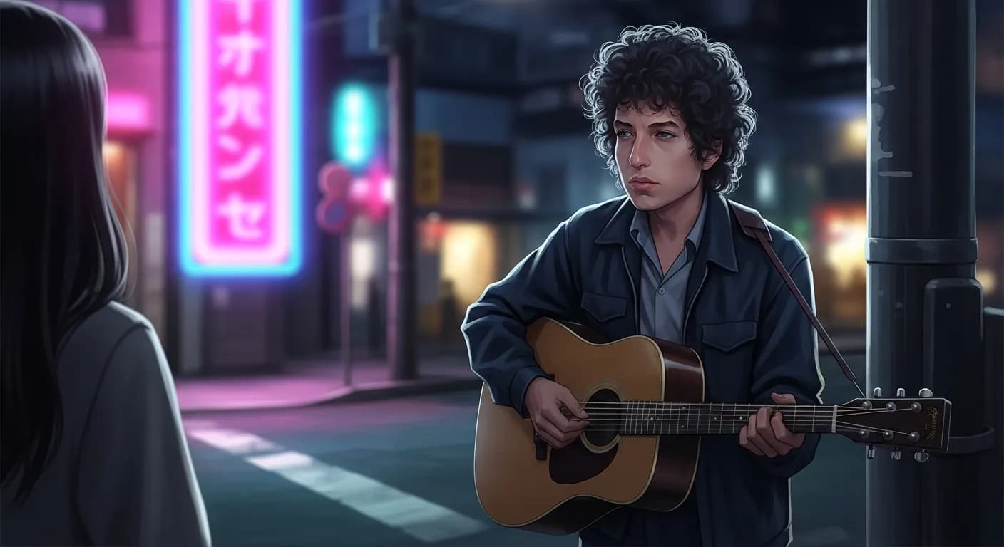 「ボブ・ディラン」「僕が本当にしたいことは、君と友達になることなんだ。」の画像