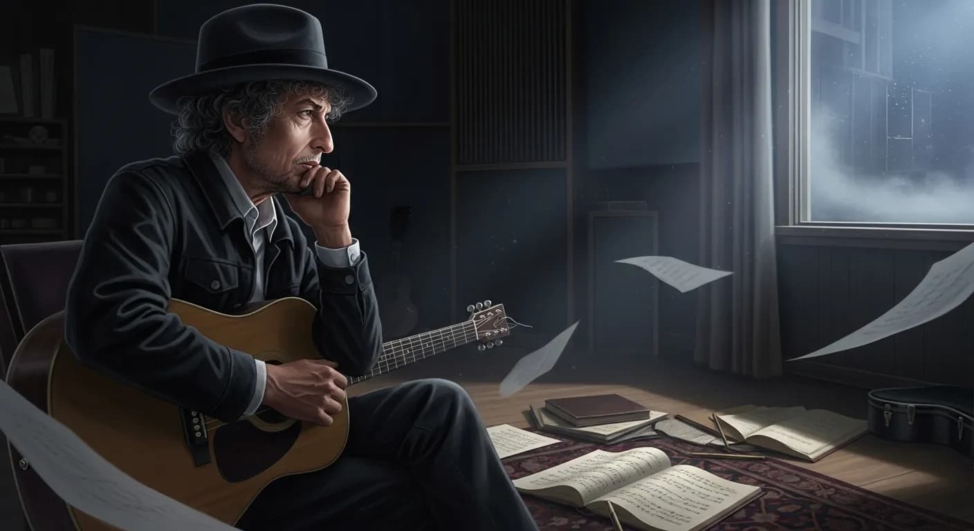 「ボブ・ディラン」「言葉はいろんな意味を持ち、10年後には違う意味になる。」の画像