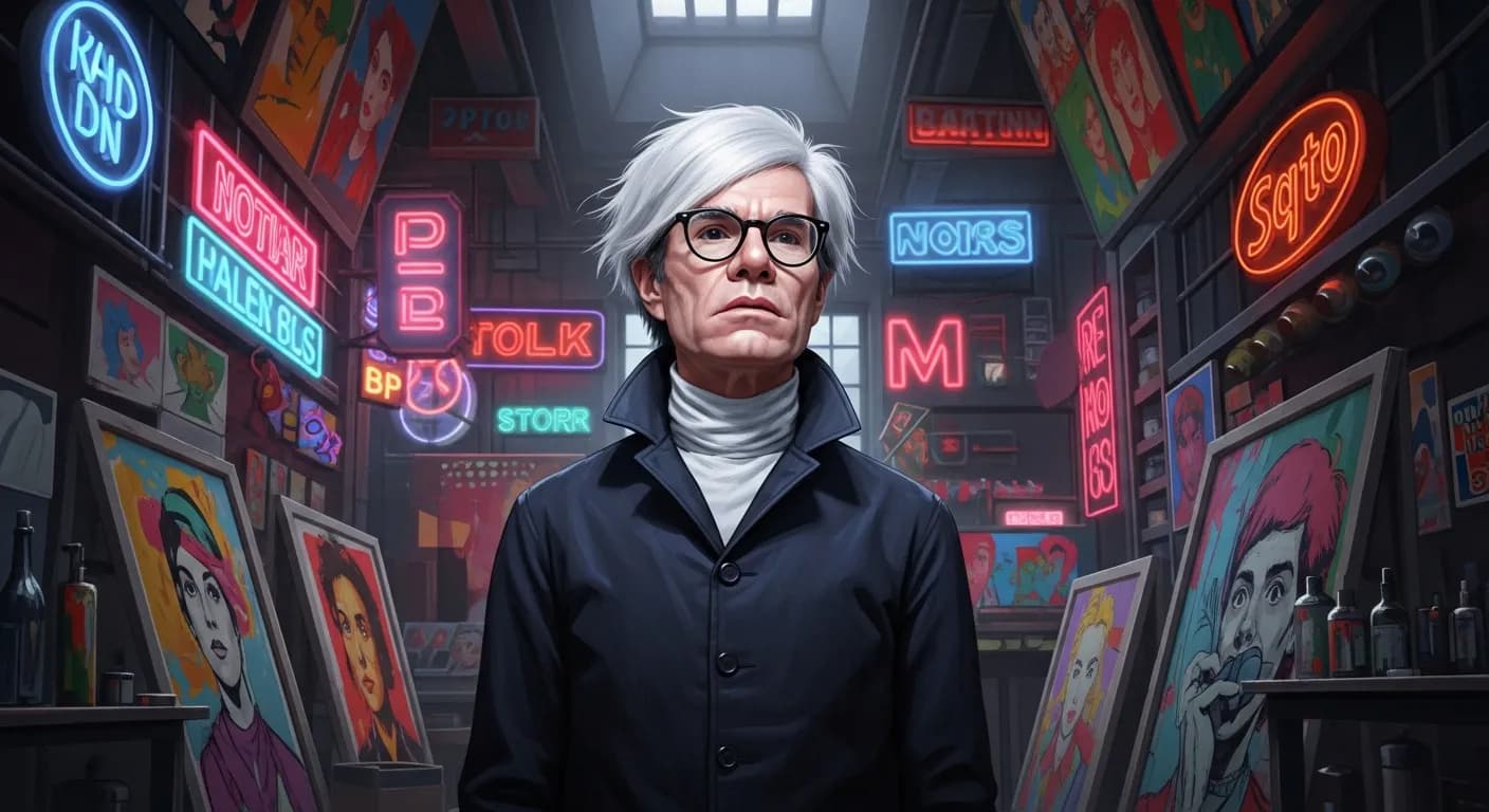 「アンディ・ウォーホル」「それはあまりたいした問題じゃない。
私はいつもこの「それはたいした問題じゃない」という哲学を持ってきた。」の画像