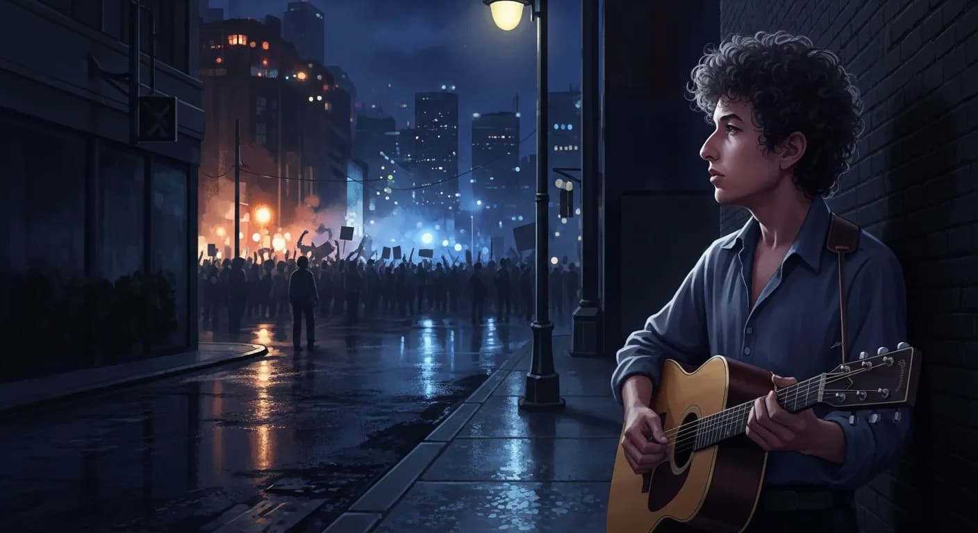 「ボブ・ディラン」「苦しむ側につく者が政治的人間とは限らない。」の画像