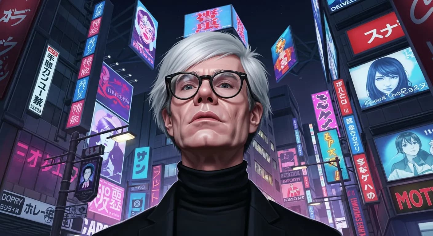 「アンディ・ウォーホル」「物事を見すぎることで、それが持つ意味がまったく見えなくなることを僕は怖れる。」の画像