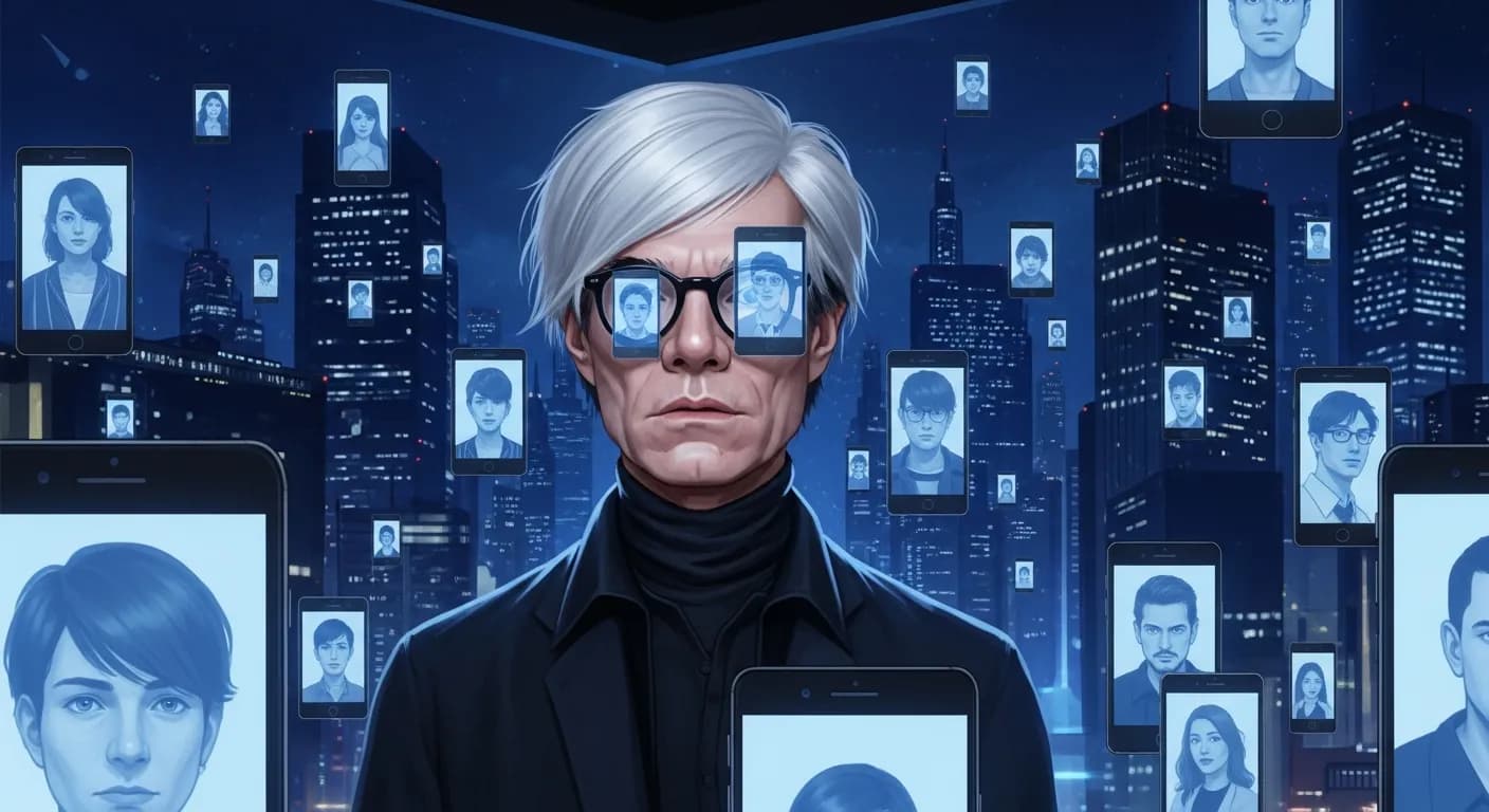 「アンディ・ウォーホル」「誰もが15分間なら有名人になれる。
いずれそんな時代が来るだろう。」の画像