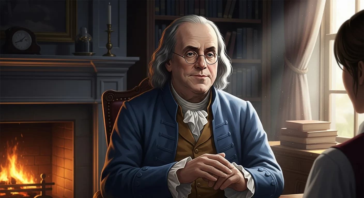 「ベンジャミン・フランクリン」「相手を説得するために、正論など持ちだしてはいけない。
相手にどのような利益があるかを、話すだけでいい。」の画像