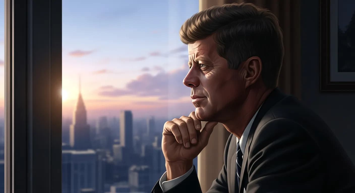 「ジョン・F・ケネディ」「やらねばならないことをやる。
個人的な不利益があろうとも、障害や危険や圧力があろうとも。
そしてそれが人間倫理の基礎なのだ。」の画像