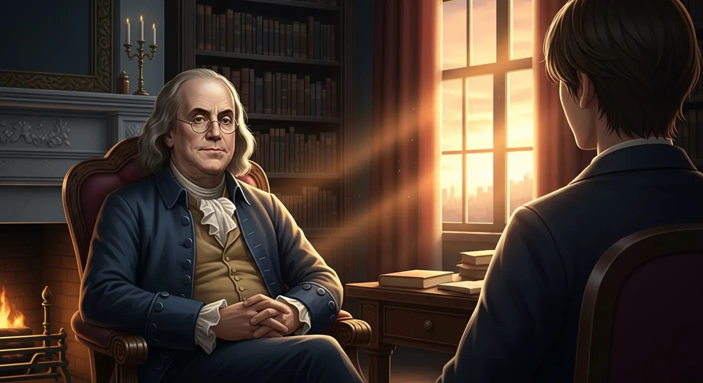 「ベンジャミン・フランクリン」「相手が不快なことを口走っても嫌がらずに、むしろ積極的にそれを取り上げて、少しでも相手の意見を尊重していることを示すのだ。
そうすれば相手もこちらの意見を尊重してくれる。」の画像