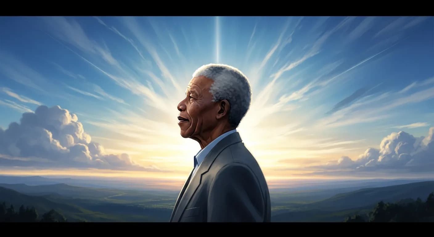 「ネルソン・マンデラ」「我々が自分の持つ恐れから自らを解放するとき、我々の存在は、同時に他の人々をも解放することができるのである。」の画像