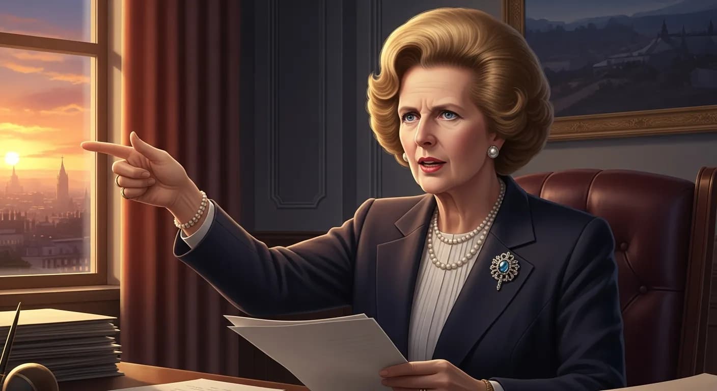 「マーガレット・サッチャー」「政治において、言ってほしいことがあれば、男に頼みなさい。
やってほしいことがあれば、女に頼みなさい。」の画像