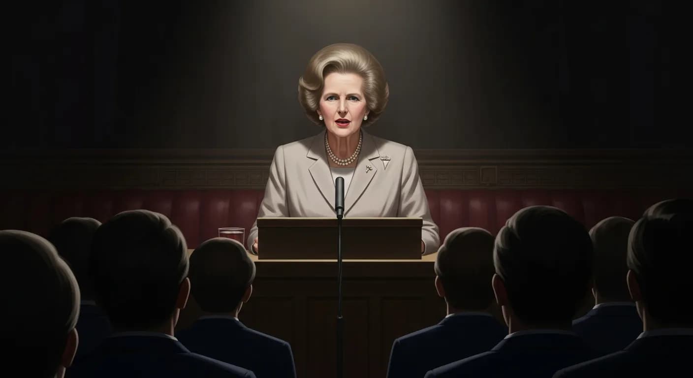 「マーガレット・サッチャー」「私はコンセンサスというものは、さほど重要なものであるとは思いません。
あれは時間の浪費の原因のようなものですから。」の画像