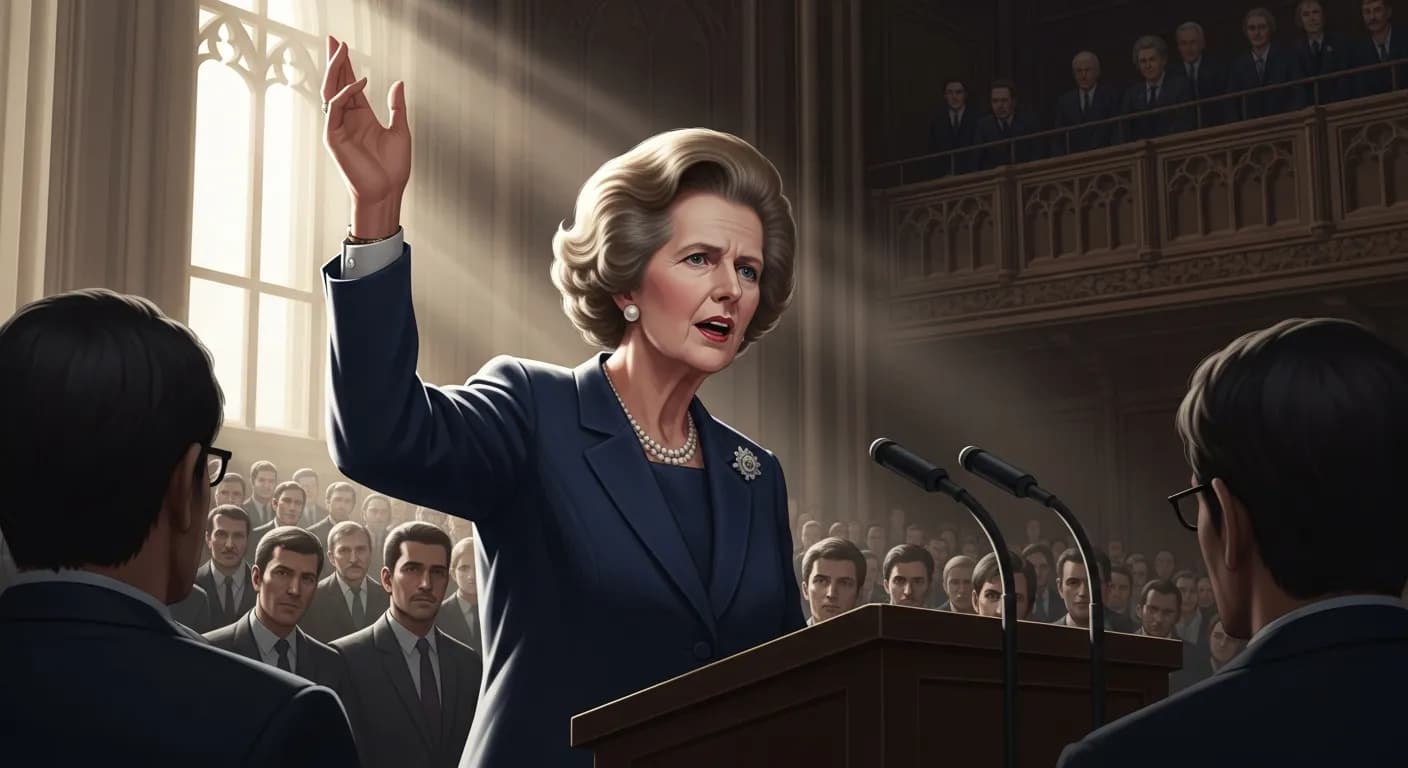 「マーガレット・サッチャー」「物事に反対するだけでは勝てない。
物事に賛成し、自分のメッセージを完全に明確にすることによってのみ勝利できる。」の画像