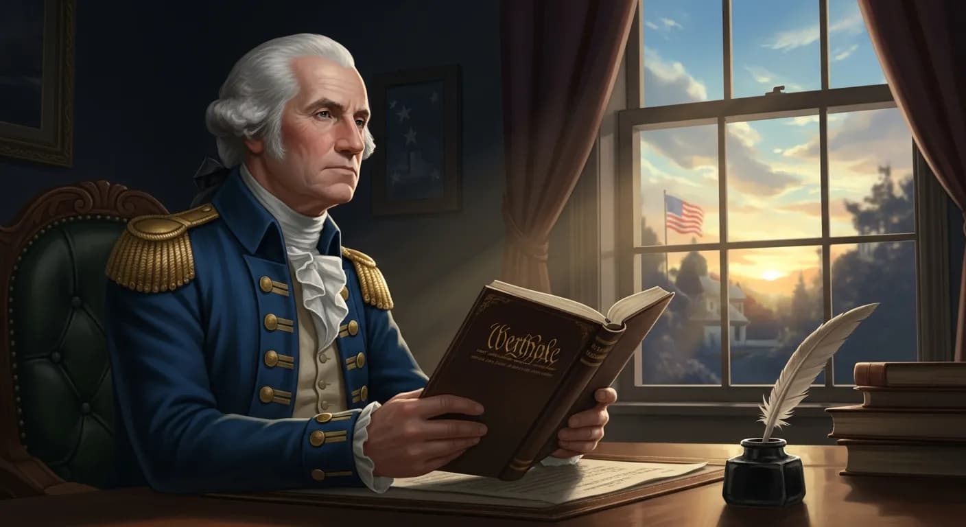 「ジョージ・ワシントン」「憲法は、わたしが決して置き去ることのない道しるべだ。」の画像