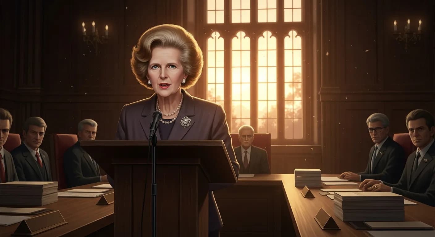 「マーガレット・サッチャー」「意見の一致には危険が潜む。
何についても特定の意見を持たない人々を満足させようと試みることになりかねない。」の画像