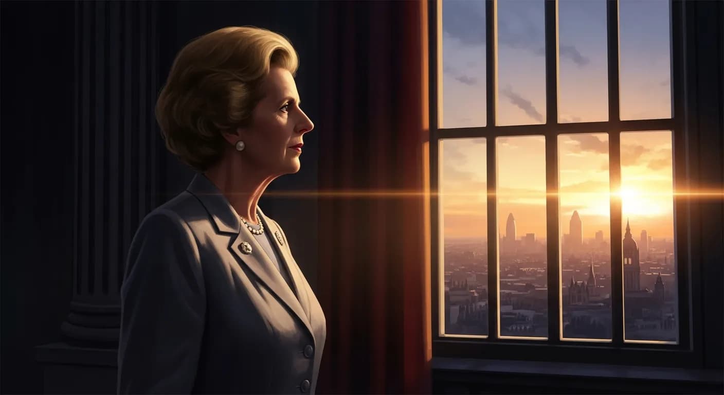 「マーガレット・サッチャー」「好かれようとしているだけなら、いつでも何でも妥協する用意があり、何も達成しないだろう。」の画像