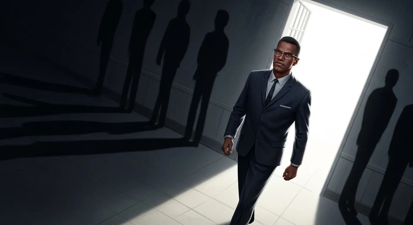 「マルコム・X」「前科者であることは恥ではない。
犯罪者であり続けることが恥だ。」の画像