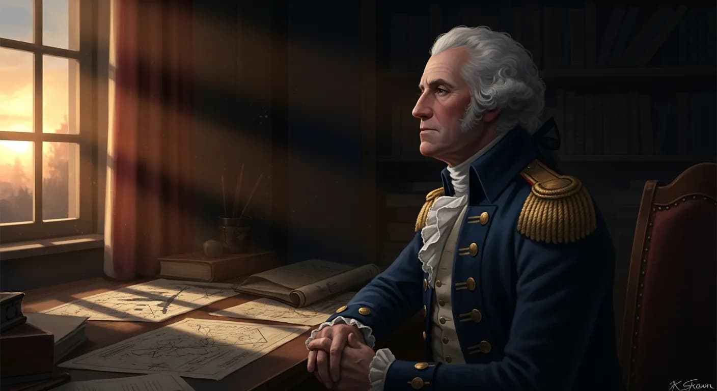 「ジョージ・ワシントン」「心配とは、取り越し苦労をする人々が支払う利息である。」の画像